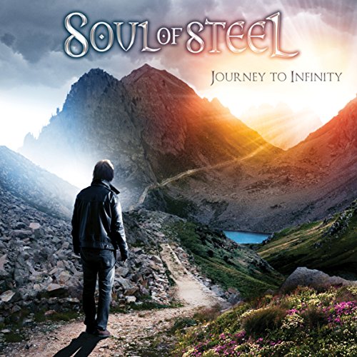 CD cover: man views mountains and a winding path ahead.