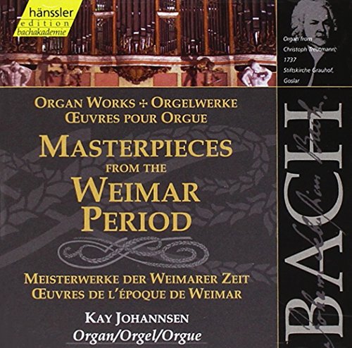 CD cover for Kay Johannsen’s Bach organ works from the Weimar Period.