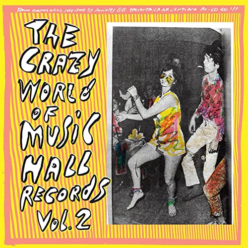 Vinyl record cover: "Crazy World of Music Hall Vol. 2" with dancers.