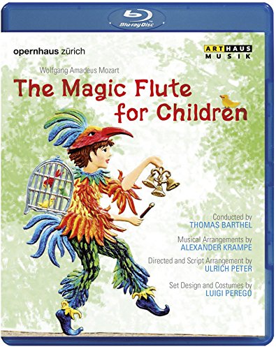 Blu-ray cover for Mozart’s “The Magic Flute for Children” opera.