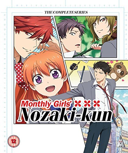 Blu-ray cover for anime “Monthly Girls’ Nozaki-kun” featuring four characters.