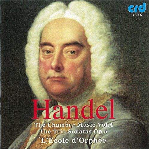 CD cover featuring a portrait of composer George Frideric Handel.