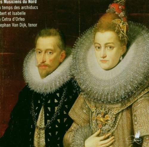 "CD cover featuring a Renaissance-era portrait of a man and woman in ornate attire."