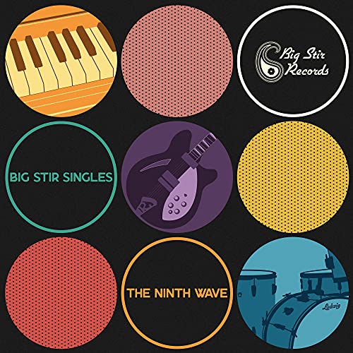 CD cover with musical instruments arranged in a grid pattern.