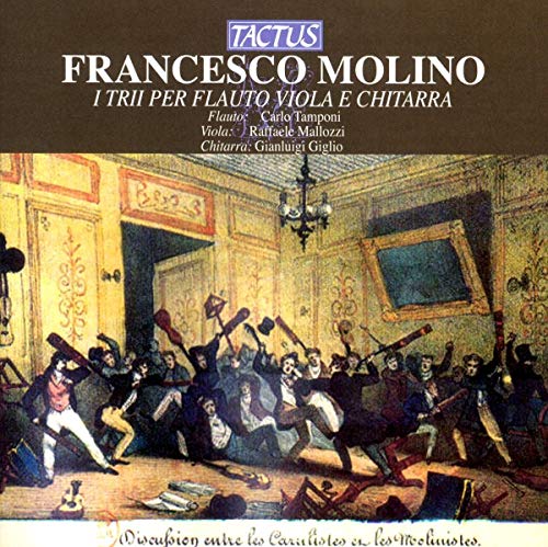 CD cover: classical scene with musicians, text "Francesco Molino I TRII".