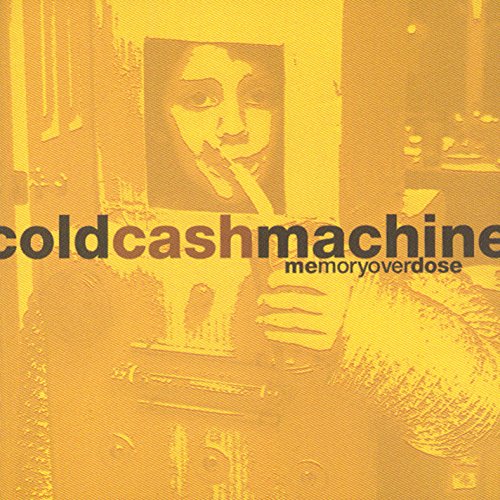 Yellow CD cover with a portrait and the text “coldcashmachine memoryoverdose”.