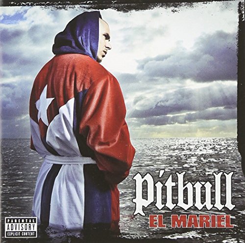 "Album cover featuring a man in a red, white, and blue jacket by the sea."
