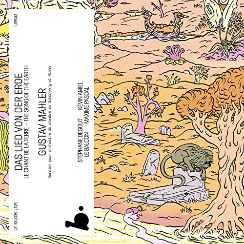 CD cover for Mahler’s “Das Lied Von Der Erde” with illustrated landscape.