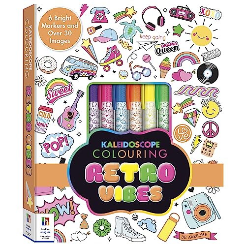 Kaleidoscope Colouring Kit Retro Vibes
