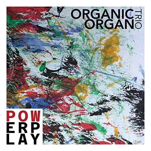 CD cover with abstract colorful paint splatters and a bird silhouette.