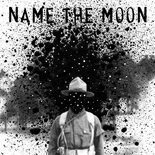 "Black and white album cover with a man in a hat and uniform."