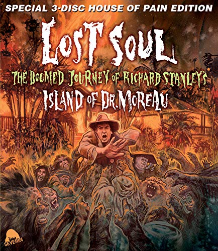 “Lost Soul” Blu-ray cover featuring a man surrounded by monstrous figures.