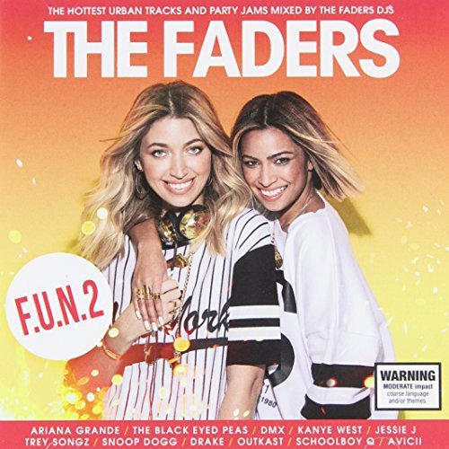 CD cover for “Faders - F U N 2” featuring two smiling women.