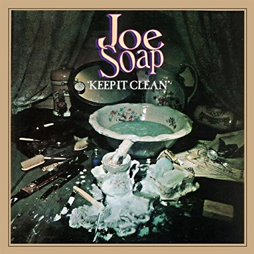 Album cover for "Keep It Clean" by Joe Soap, featuring grooming items.