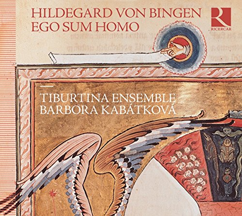 "Album cover with medieval art, featuring a winged figure and red and white text."