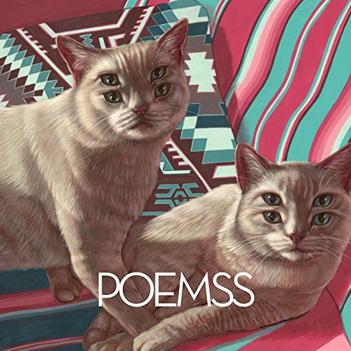 CD cover with illustration of two Siamese cats and patterned textiles.