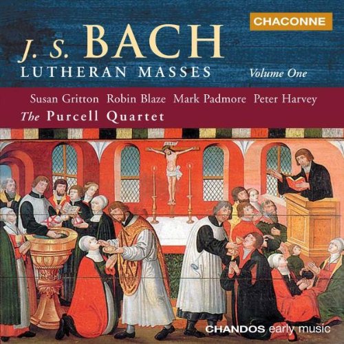 CD cover featuring a Renaissance-style painting of a religious ceremony with clergy and congregation.