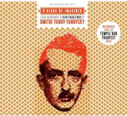 A CD cover featuring a man's face on an orange patterned background.
