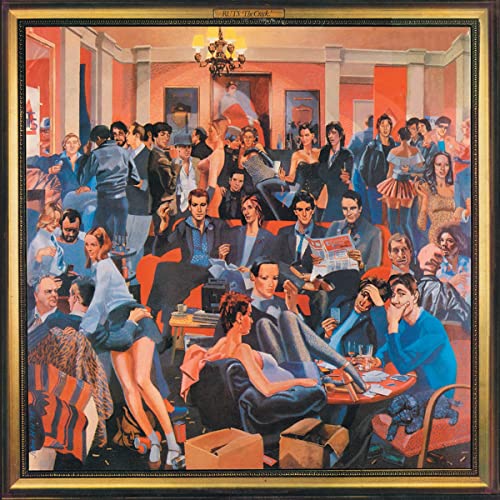 The Ruts - The Crack" album cover, painting of a crowded room.