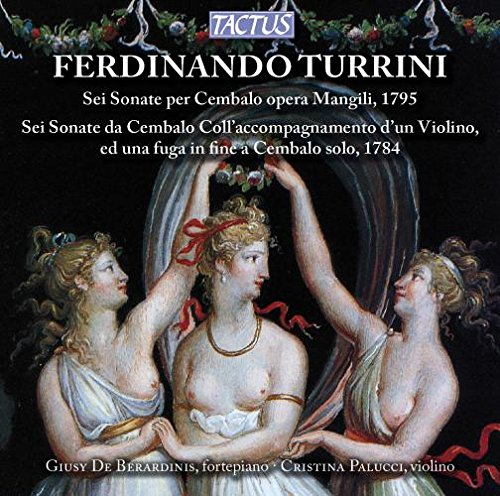 Classical CD cover with three dancing women and white text on black background.