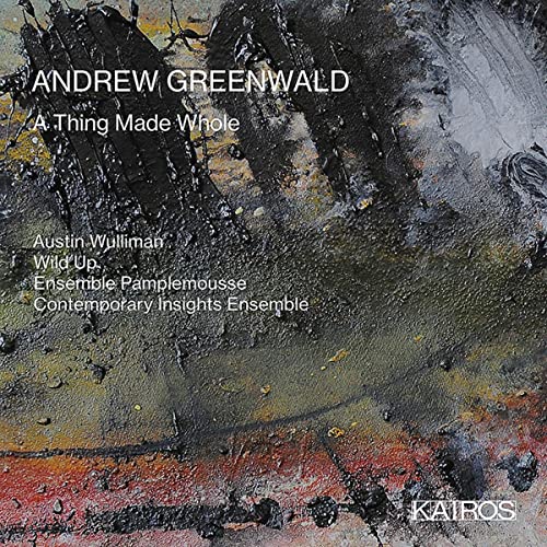 CD cover for "A Thing Made Whole" with abstract, textured painting.