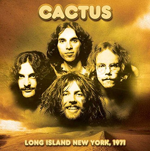 1971 Cactus album cover featuring four long-haired musicians in sepia tones.