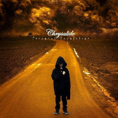 CD cover: hooded figure standing on a long, empty road.