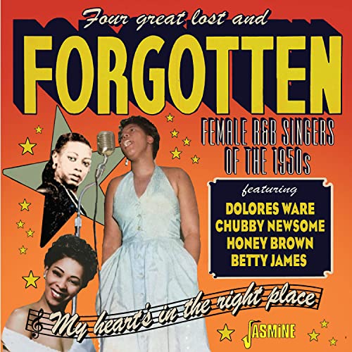 CD cover featuring four 1950s female R&B singers in portraits.