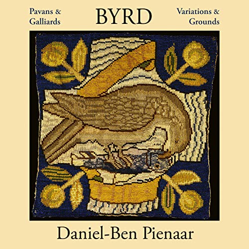 CD cover: embroidered bird design, text “BYRD” and “Daniel-Ben Pienaar”.