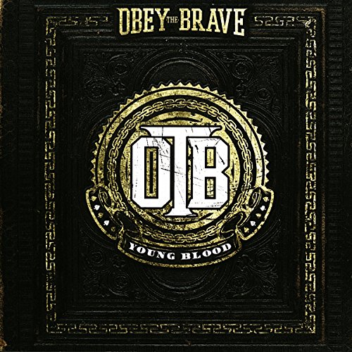 "Album cover with 'OTB' logo on a black and gold ornate background."