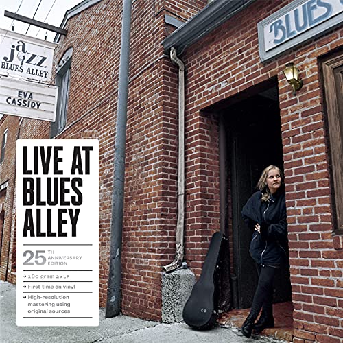 Eva Cassidy album cover for "Live At Blues Alley" vinyl record.