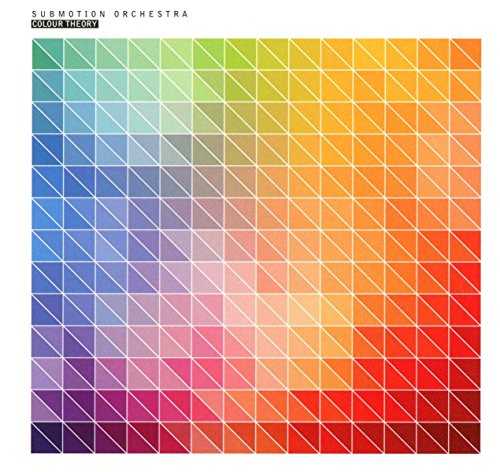 “Colour Theory” album cover by Submotion Orchestra, a grid of rainbow colours.