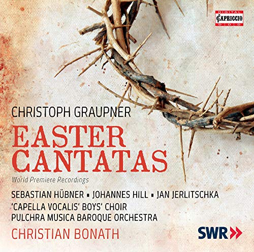 CD cover for Christoph Graupner’s “Easter Cantatas” with a thorn crown.