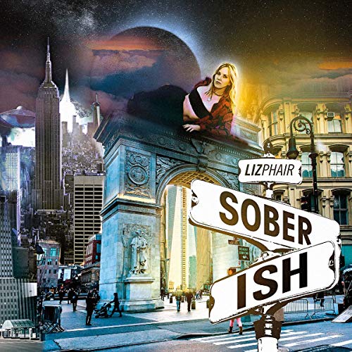 Liz Phair album cover: woman in front of New York City landmarks.