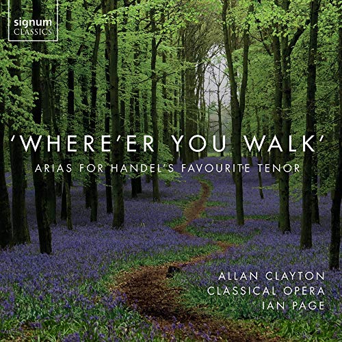 CD cover: forest path through purple wildflowers, text overlay.