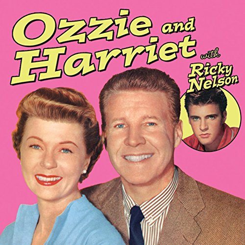 CD cover featuring Ozzie and Harriet Nelson with an inset photo of Ricky Nelson.