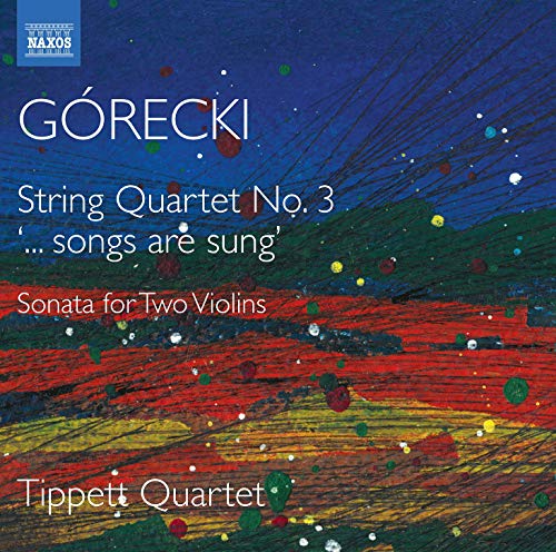 CD cover with abstract colorful artwork and white text listing the album's contents.