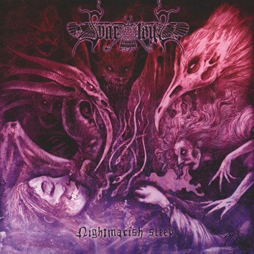 Dark album cover with monstrous figures and the band name "Svartsyn".