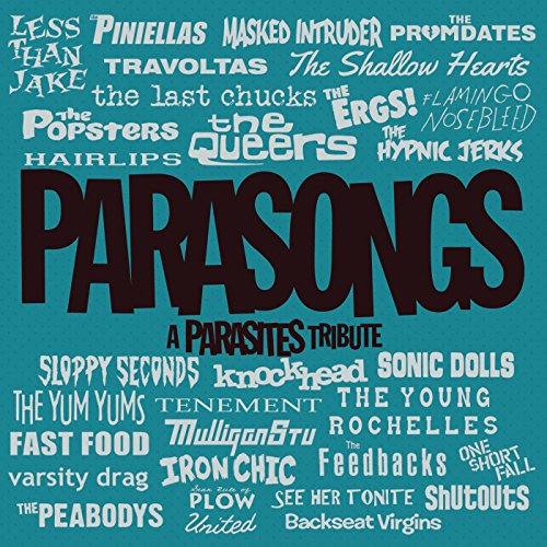 CD cover for "Parasongs," a tribute album with band names in text.