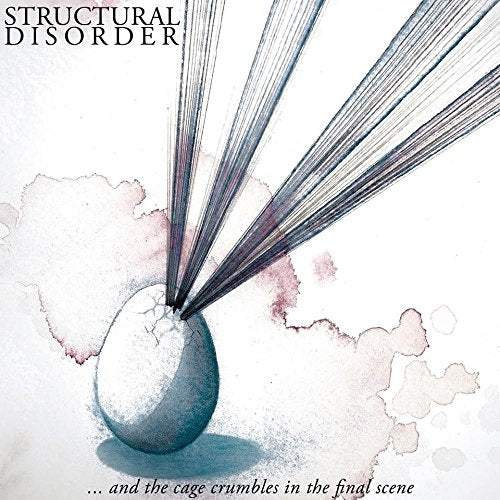 CD cover: watercolor painting of a cracked egg with radiating lines.
