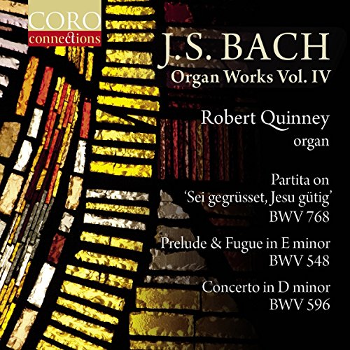 CD cover with stained glass window image and white text on black background.