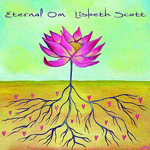 CD cover: pink lotus flower with roots and heart shapes.