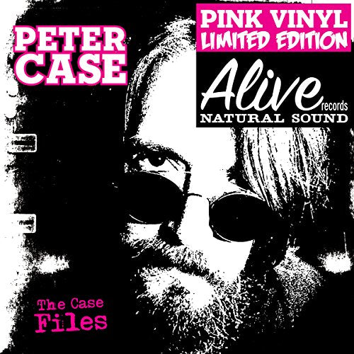 Black and white album cover with a man's face, pink text, and "PINK VINYL" label.