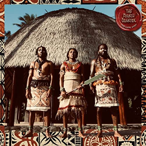 Album cover featuring three shirtless men in traditional garments.