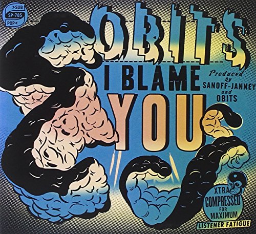 CD cover for Obits’ “I Blame You” featuring surreal, fleshy hands.