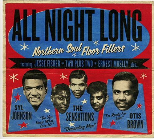 CD cover for “All Night Long” featuring portraits of soul singers.