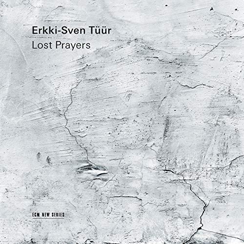 "Album cover with cracked, grey surface and 'Erkki-Sven Tür Lost Prayers' text."