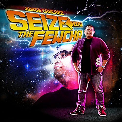 "Album cover featuring a man standing in front of a galaxy background."