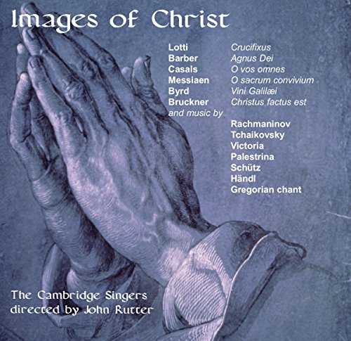 "CD cover with praying hands and 'Images of Christ' title."