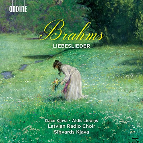 A CD cover featuring a woman in a white dress picking flowers in a field.